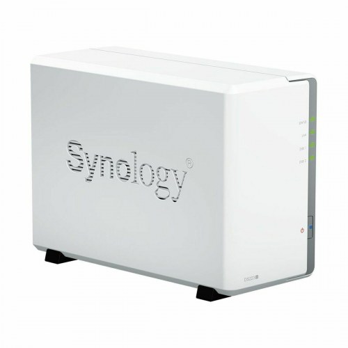 Synology DS223j NAS-netværkslagring - Hvid, 2-bay