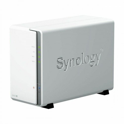 Synology DS223j NAS-netværkslagring - Hvid, 2-bay