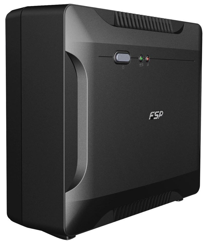 UPS strømforsyning - Fortron FSP Nano 600, 0,6 kVA / 360 W, Standby, 2 Schuko-udtag billede