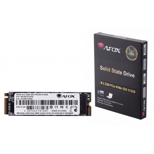 SSD M.2 NVMe 512 GB - AFOX PCIe 4.0 (TLC)