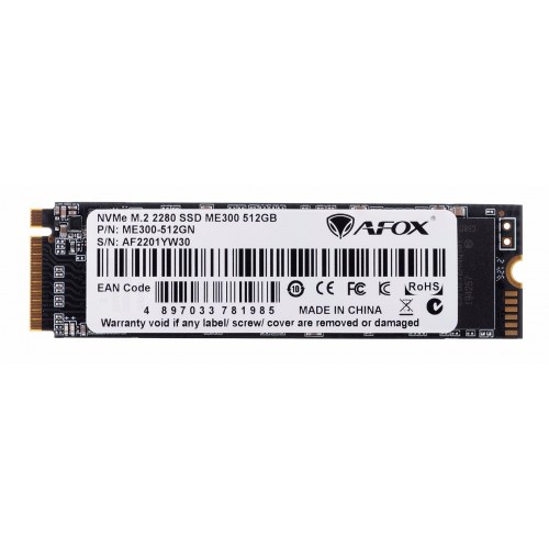 SSD M.2 NVMe 512 GB - AFOX PCIe 4.0 (TLC)