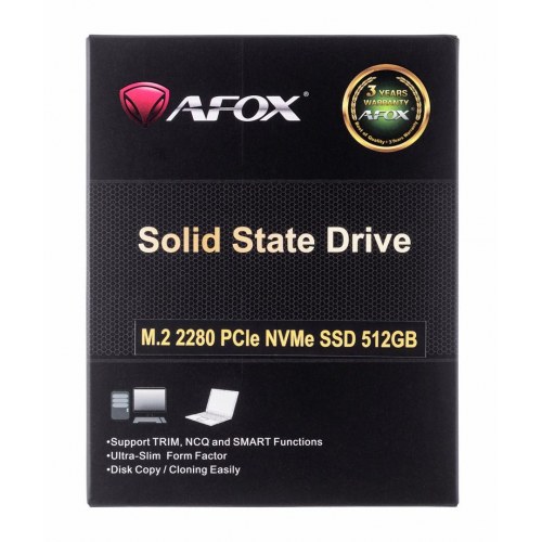 SSD M.2 NVMe 512 GB - AFOX PCIe 4.0 (TLC)