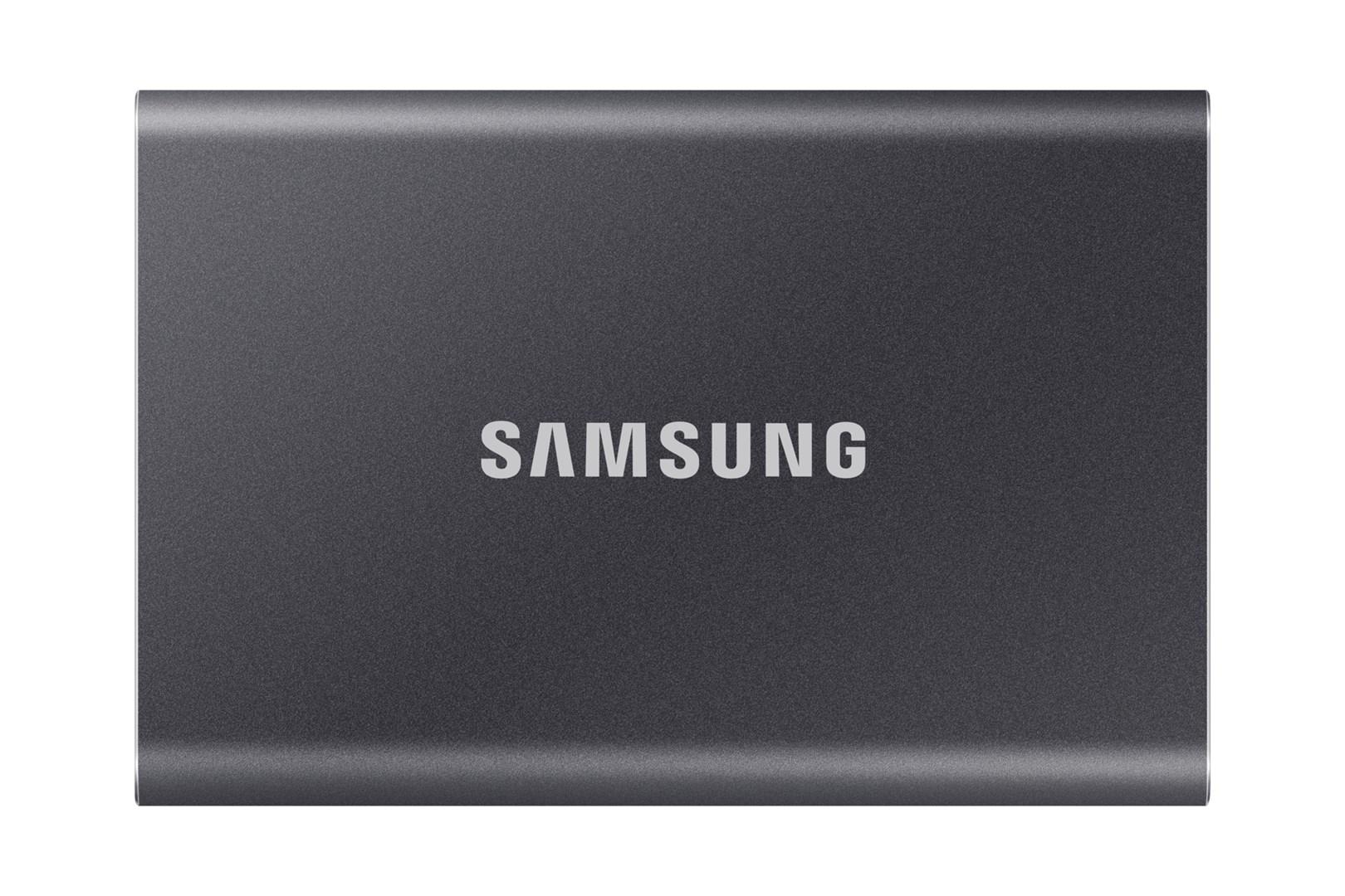 Ekstern SSD Samsung T7 4 TB USB-C 3.2 Gen 2 – grå/titanium