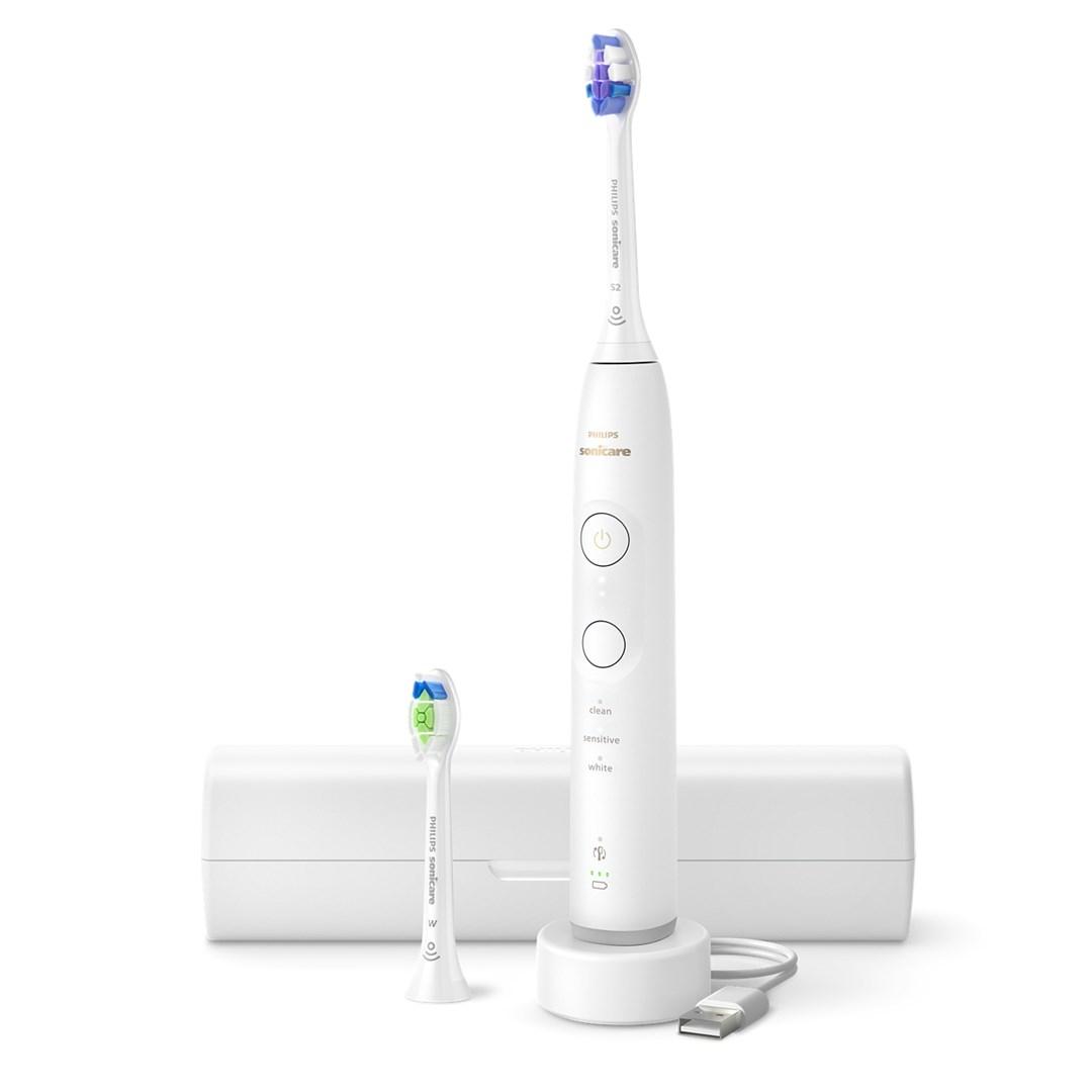 Elektrisk tandbørste Philips Sonicare Series 6500 HX7410/02 genopladelig, hvid