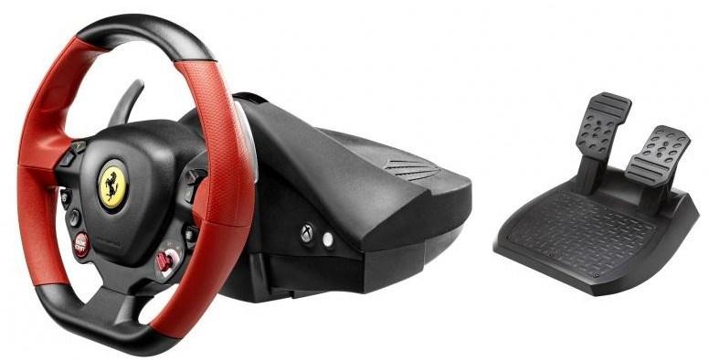 Racerrat til Xbox One - Thrustmaster Ferrari 458 Spider, sort/rød billede