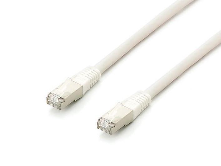 Netværkskabel Cat6a – EQUIP Platinum S/FTP, hvid, 10 m, 5-pak