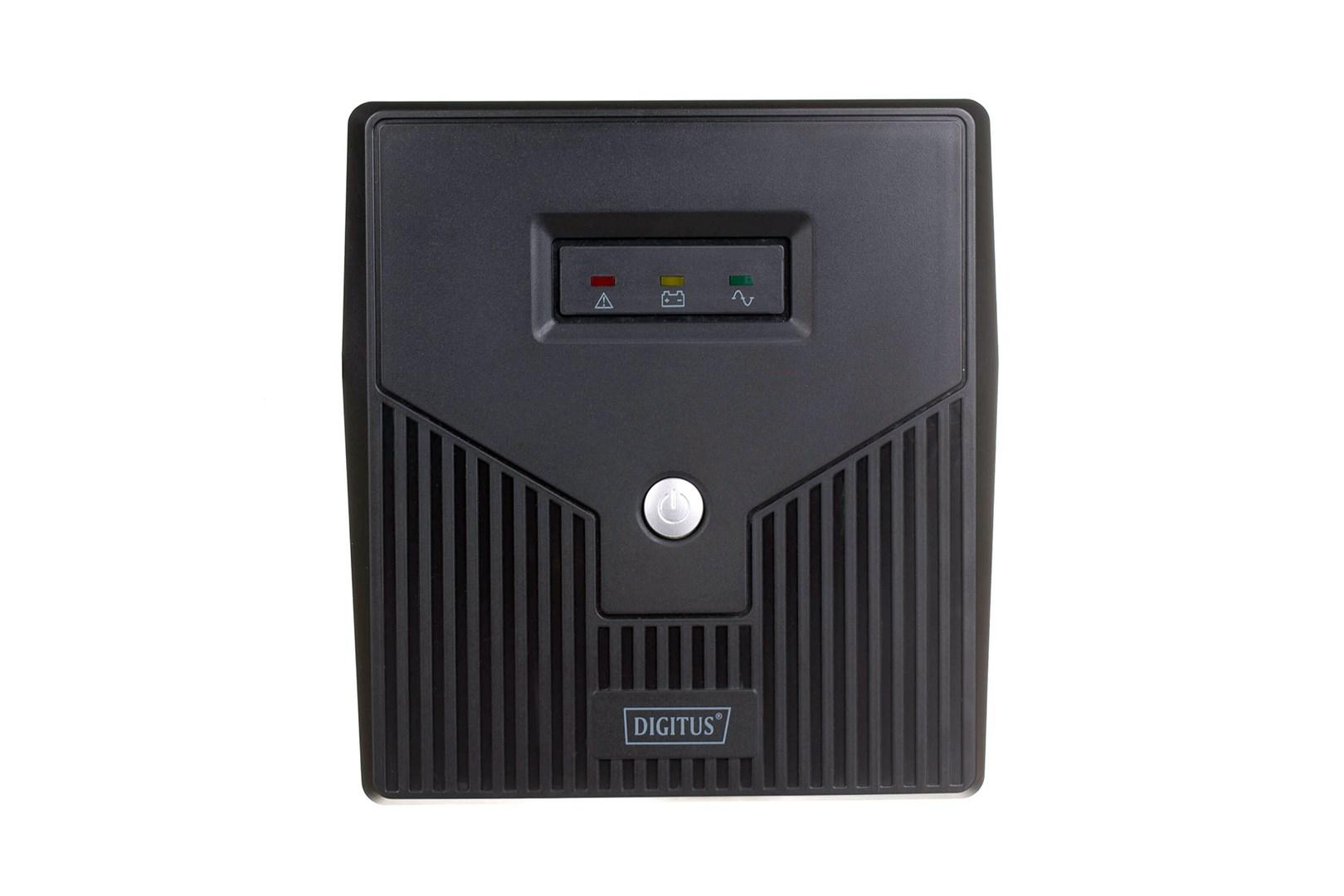 UPS strømforsyning – DIGITUS Line-Interactive 0,8 kVA / 480 W, 4 Schuko