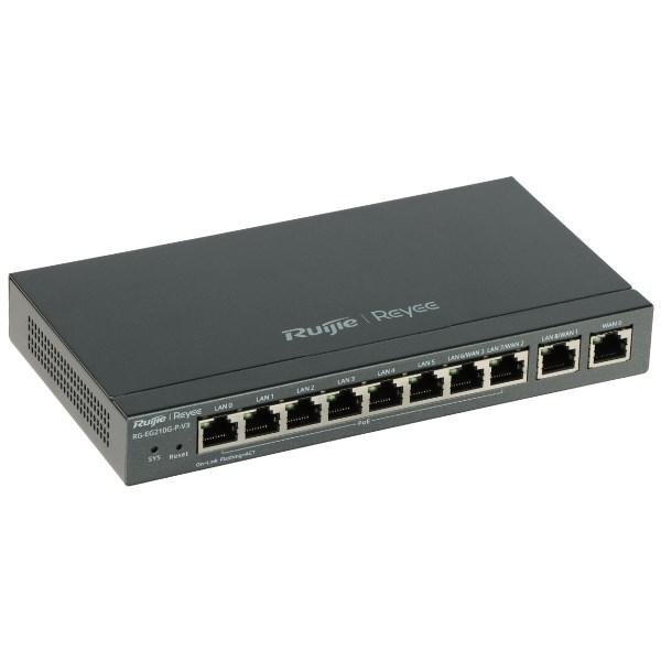 Router med PoE – Ruijie Reyee RG‑EG210G‑P‑V3 (8 PoE porte)