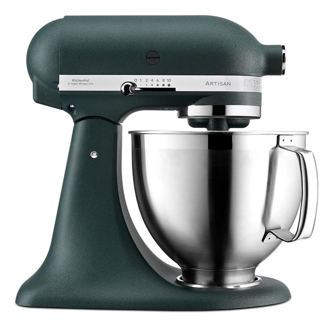 Køkkenmaskine KitchenAid Artisan 4,8 l - 300 W - Pebbled Palm (sort) billede