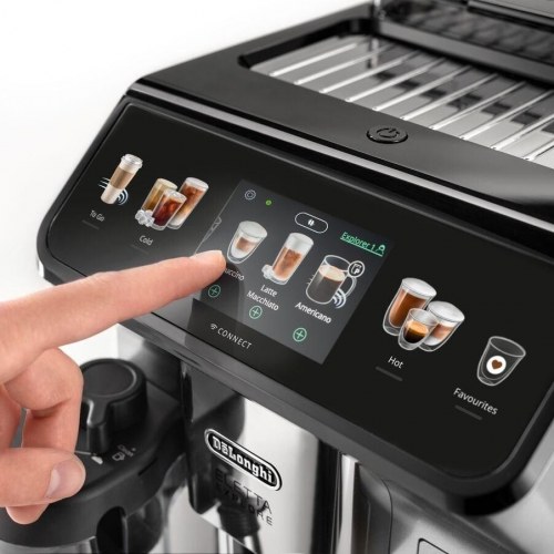 Kaffemaskine fuldautomatisk DeLonghi Eletta Explore ECAM450.65.S - espressomaskine 1,8 l