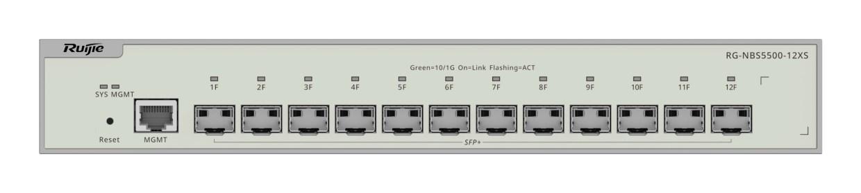 Netværksswitch 10G Ruijie RG-NBS5500-12XS Managed L3 - grå