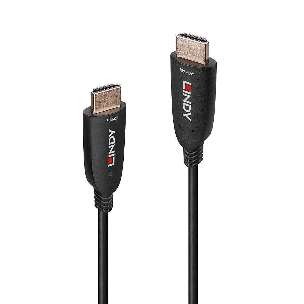 HDMI-kabel 8K 20 m – LINDY fiberoptisk hybrid billede