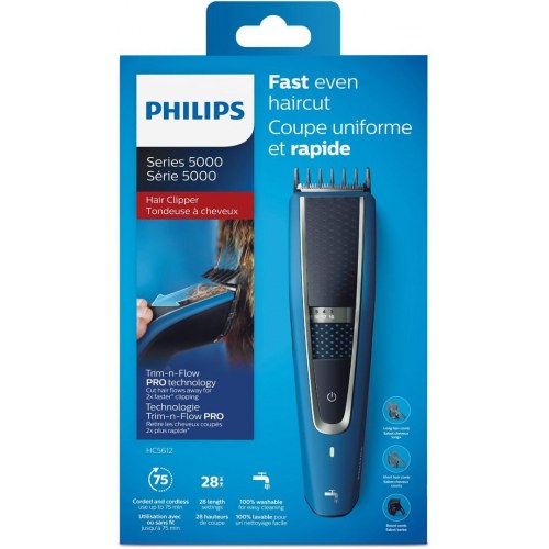 Hårklipper Philips Series 5000 HC5612/15 – sort/blå