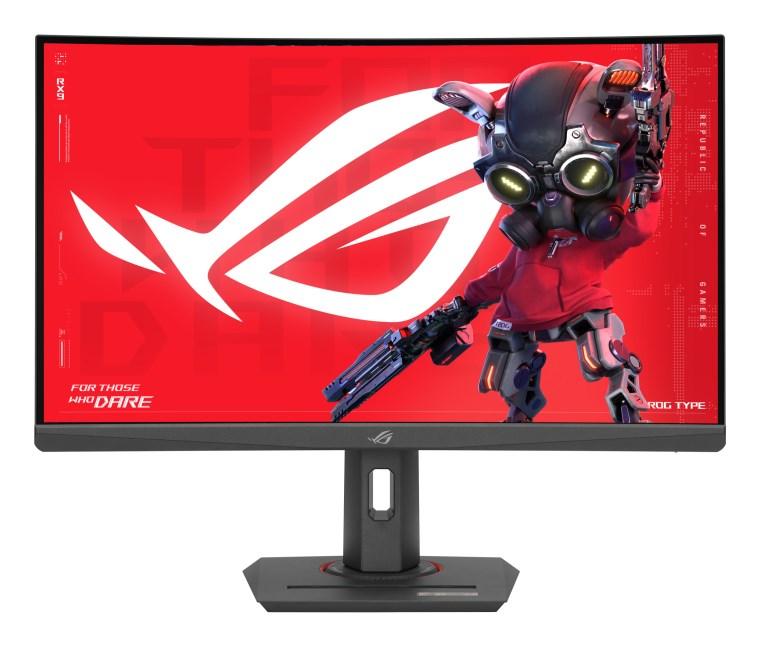 27" gaming skærm ASUS XG27WCS - 2560 × 1440, 180 Hz, buet VA, sort billede