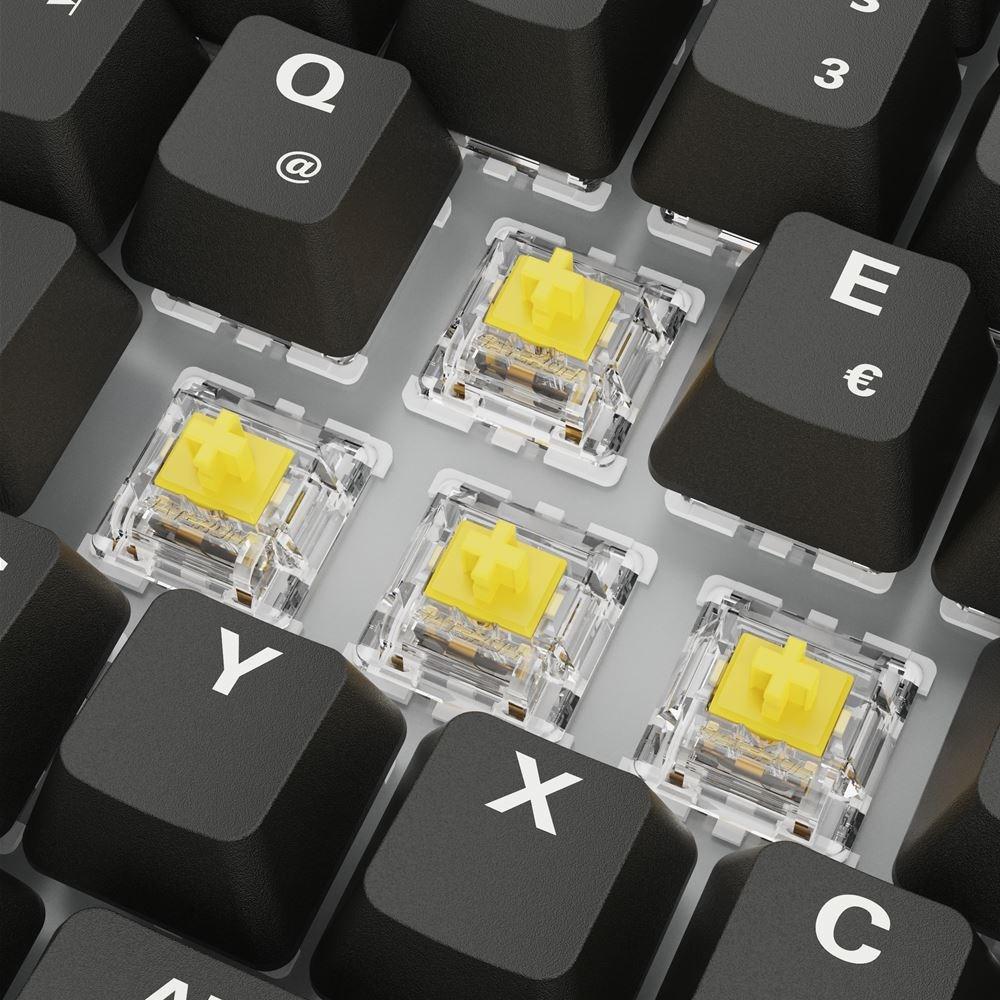 warehouse linden----Sharkoon SGK50 S3 PBT bk Gateron GPRO Yellow DE