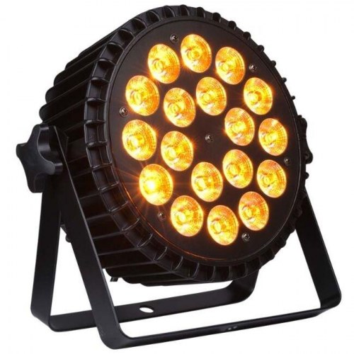 LED scenelys Light4Me ALU Quad Par 18x6W RGBW