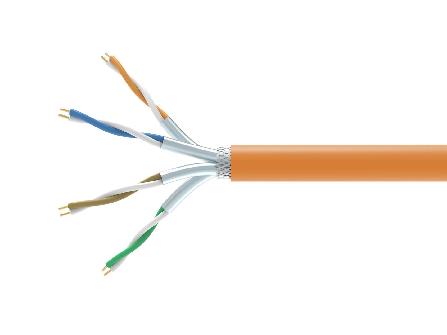 Netværkskabel Cat7 S/FTP - EQUIP - Orange 305 m (LSZH)