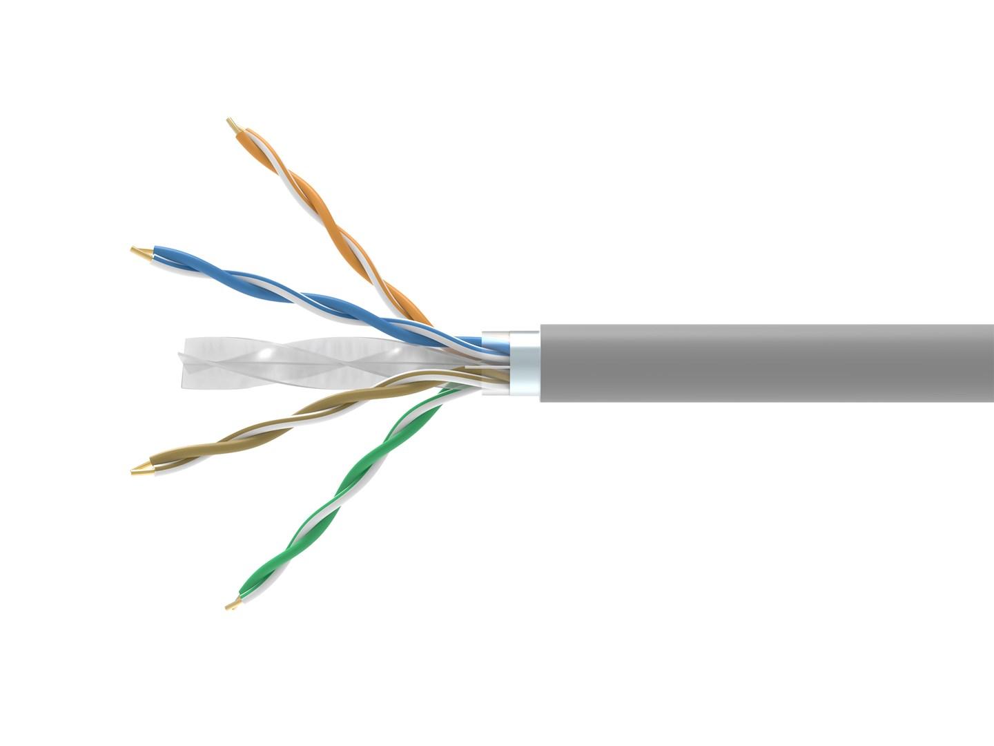 Netværkskabel Cat6 F/UTP – EQUIP – 305 m LSZH, grå