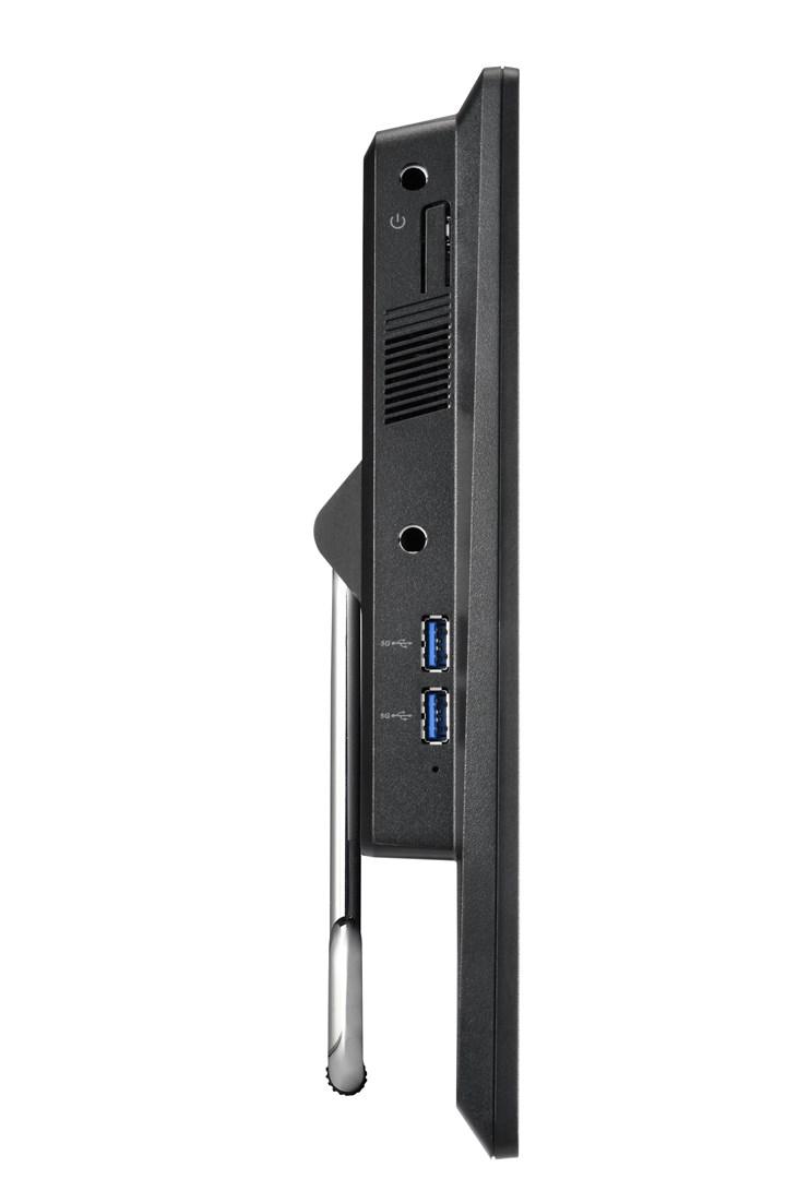 All-in-One pc barebone Shuttle P55U3 15,6" touch, Intel Core i3-1315U, Wi‑Fi, IP54, blæserløs, 24/7 billede