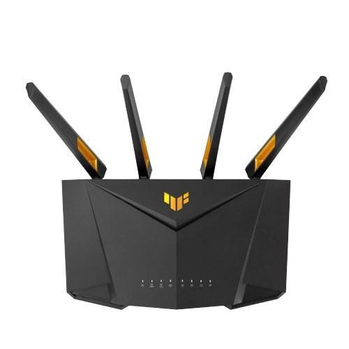 Wi-Fi 6 router ASUS TUF Gaming AX3000 V2 – dual-band, Gigabit, sort/orange