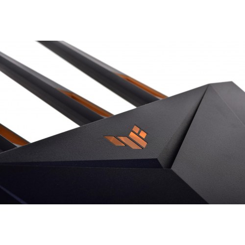 Wi-Fi 6 router ASUS TUF Gaming AX3000 V2 – dual-band, Gigabit, sort/orange