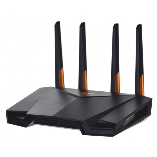 Wi-Fi 6 router ASUS TUF Gaming AX3000 V2 – dual-band, Gigabit, sort/orange