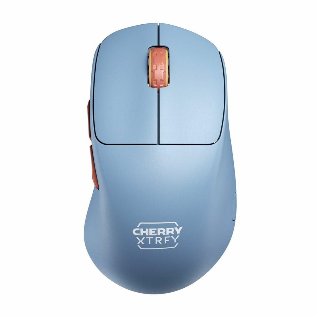 Gaming mus Cherry Xtrfy M64 Wireless - blå/turkis billede