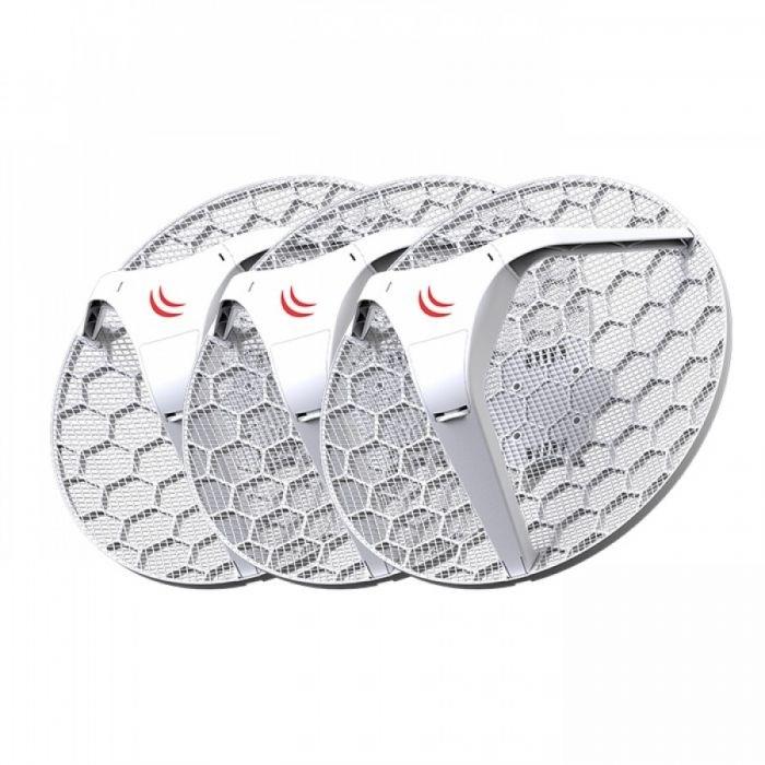 TV-antenne udendørs MikroTik RBLHG5KIT – 5 GHz CPE, 3-pak billede
