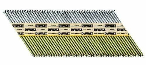 Søm til sømpistol DeWALT 34° ringede, ugalvaniserede 2,8 × 75 mm