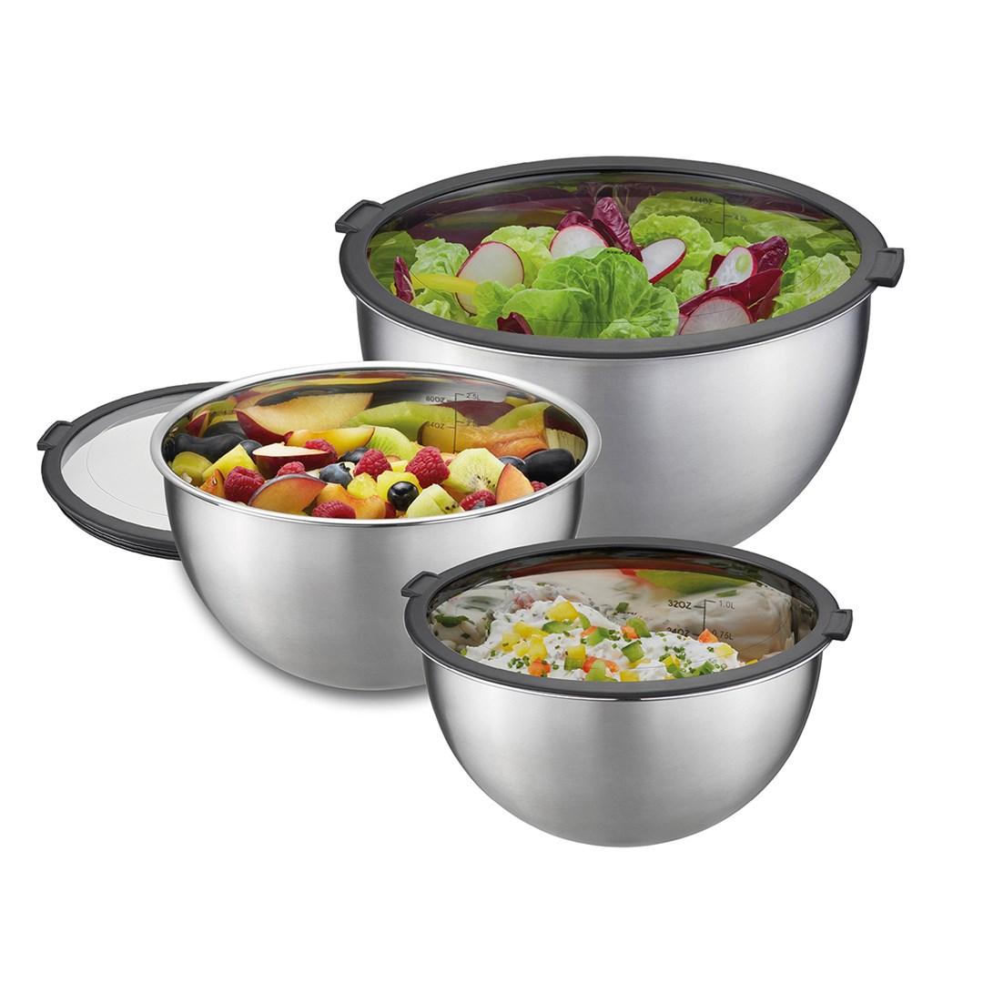 GEFU 89430, Sæt, Rund, 8 L, Rustfrit stål, Plast, Rustfrit stål, Plast