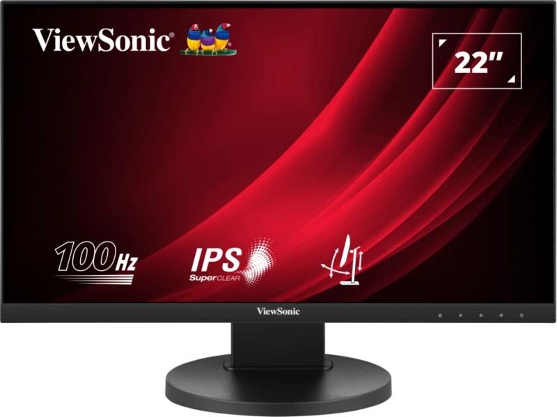 Skærm 22" ViewSonic VG2208A Full HD IPS 100 Hz - sort billede