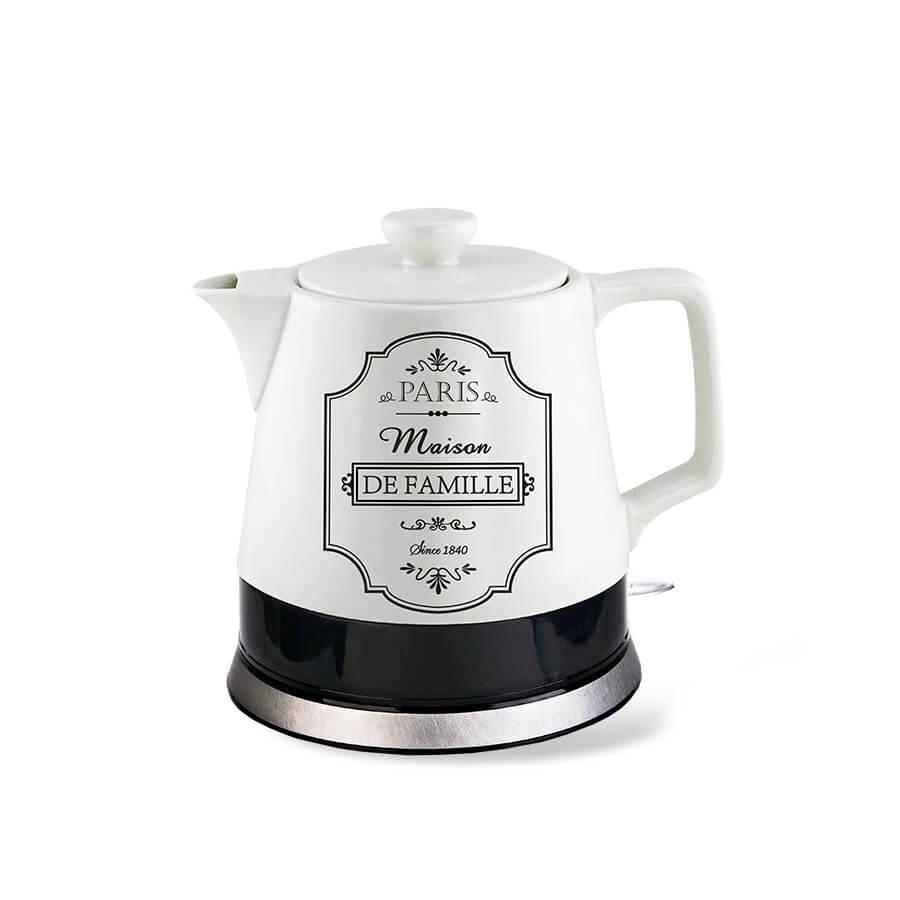 Elkedel Maestro 1 l – 1.200 W, hvid keramik billede