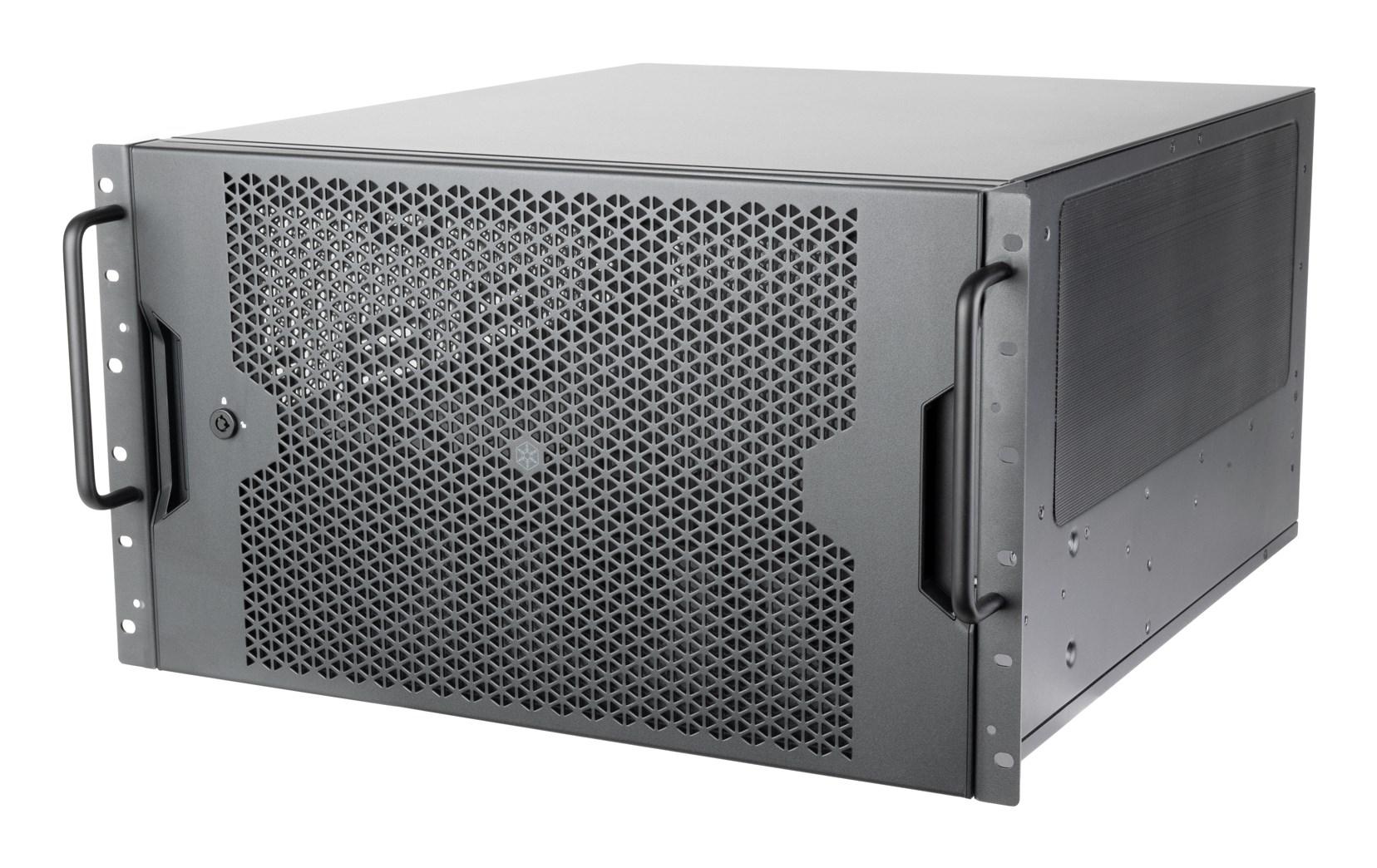 PC kabinet rack – SilverStone RM600, sort, 6U server