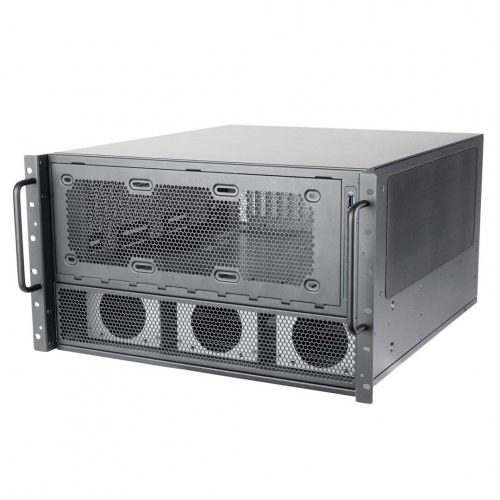 PC kabinet rack – SilverStone RM600, sort, 6U server