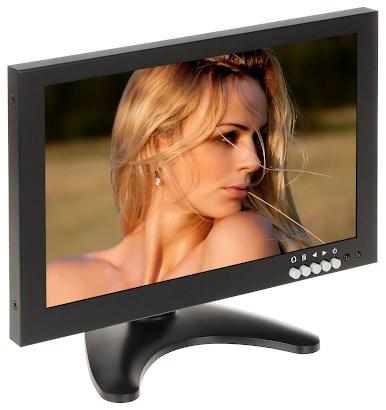 Skærm 10" TP-Link med VGA, HDMI, lyd og fjernbetjening