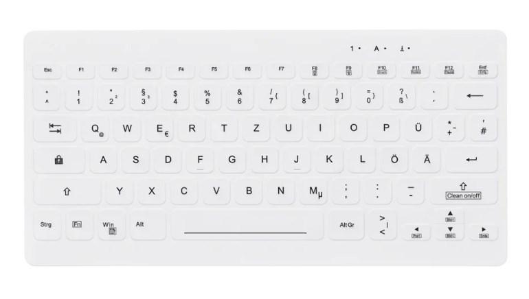 Tastatur Cherry Active Key AK-C4112, medicinsk, USB, QWERTZ tysk, hvid billede