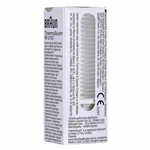 Øretermometer Braun ThermoScan 3 – kontakt, hvid