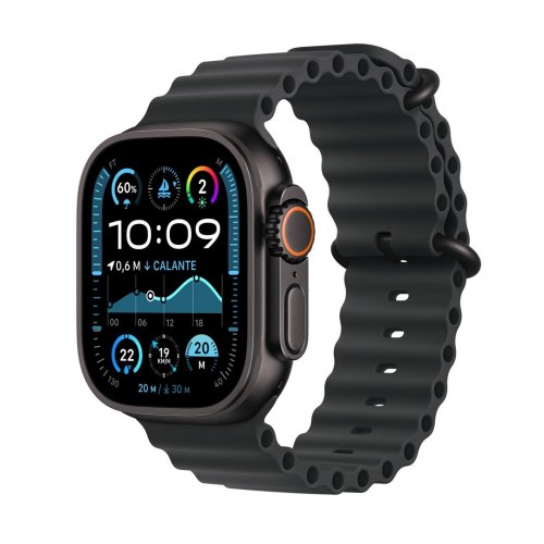 Smartwatch Apple Watch Ultra 2 GPS + Cellular 49 mm - sort titanium med sort Ocean-rem