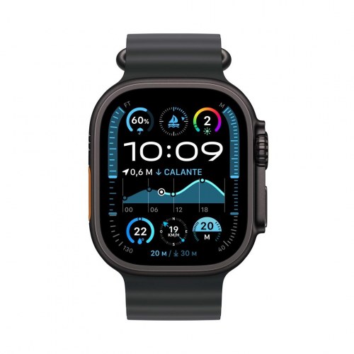 Smartwatch Apple Watch Ultra 2 GPS + Cellular 49 mm - sort titanium med sort Ocean-rem
