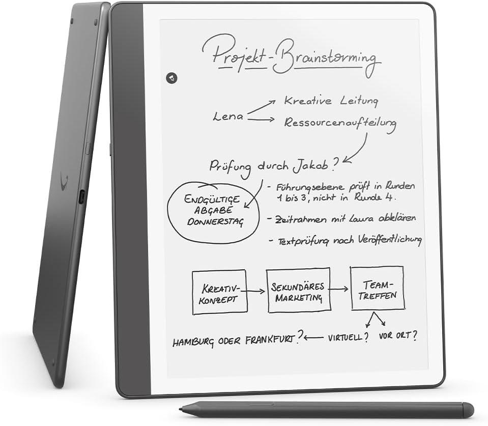 E-bogslæser Amazon Kindle Scribe 10,2" Touch - 16 GB, Wi‑Fi, antracit billede