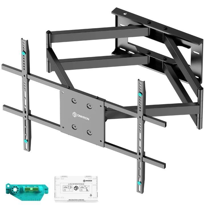 Vægbeslag til TV – ONKRON M8L-B, drej- og vipbart, 42"–110", max 100 kg, sort