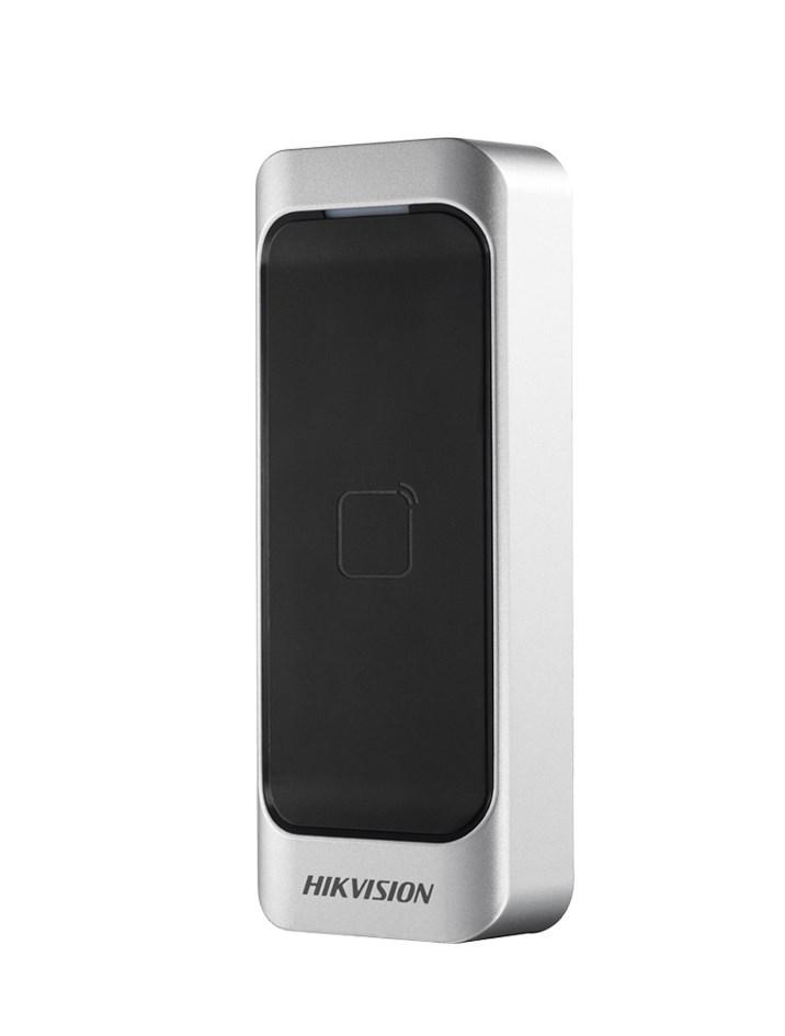 Adgangskortlæser Hikvision DS-K1107AM – sort/grå, IP65, 13,56 MHz