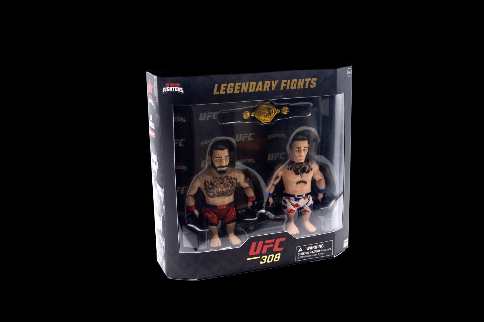 Legetøjsfigurer P.M.I. Kids World UFC Octagon Fighters S1 - Legendary Fights: Topuria vs. Holloway