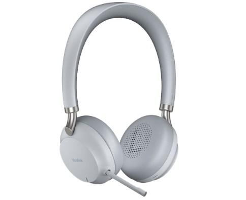 Trådløst headset – Yealink BH72 med ladestand (lys grå) billede