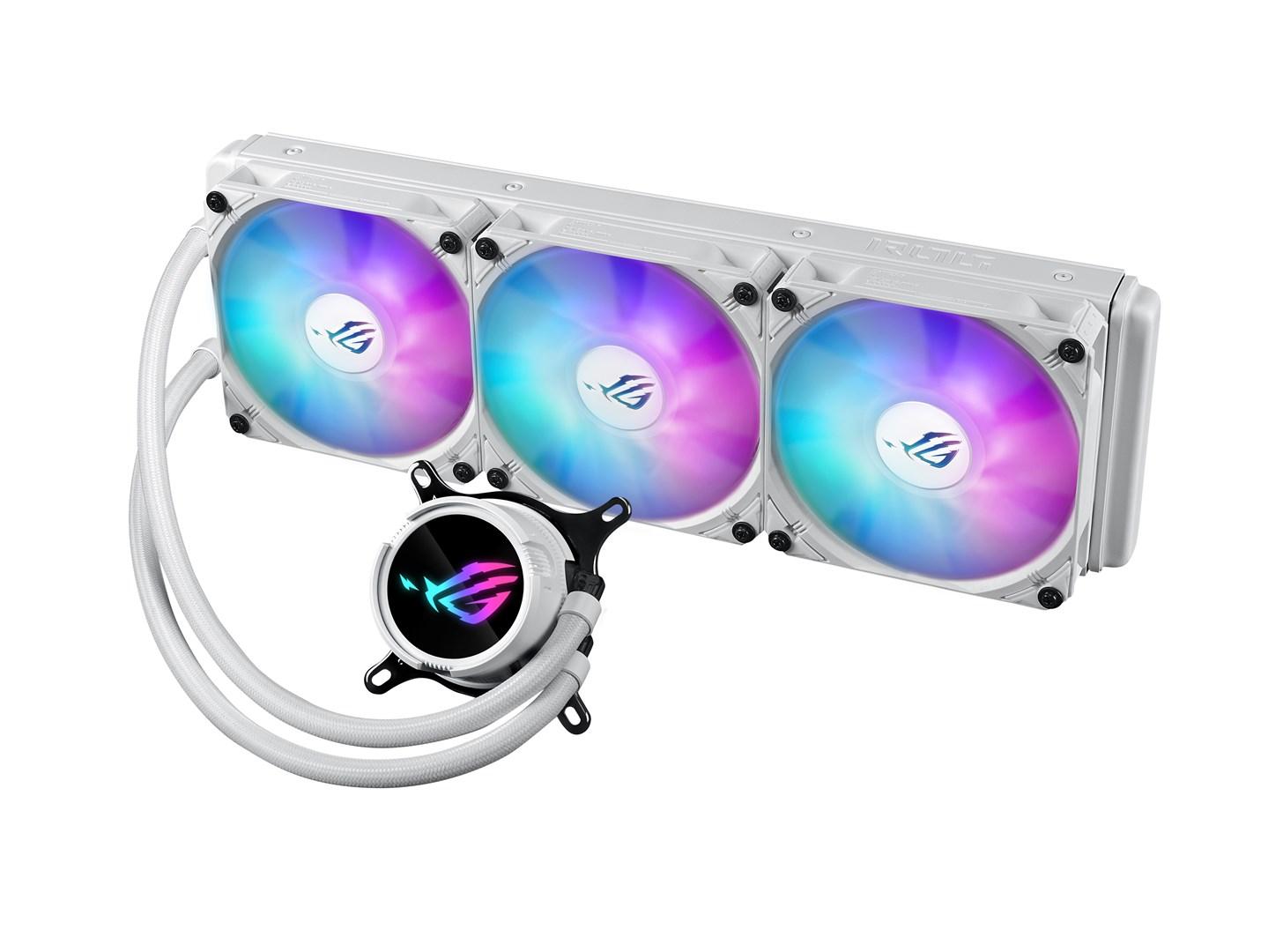 CPU vandkøler ASUS ROG Strix LC III 360 ARGB White Edition – 120 mm billede