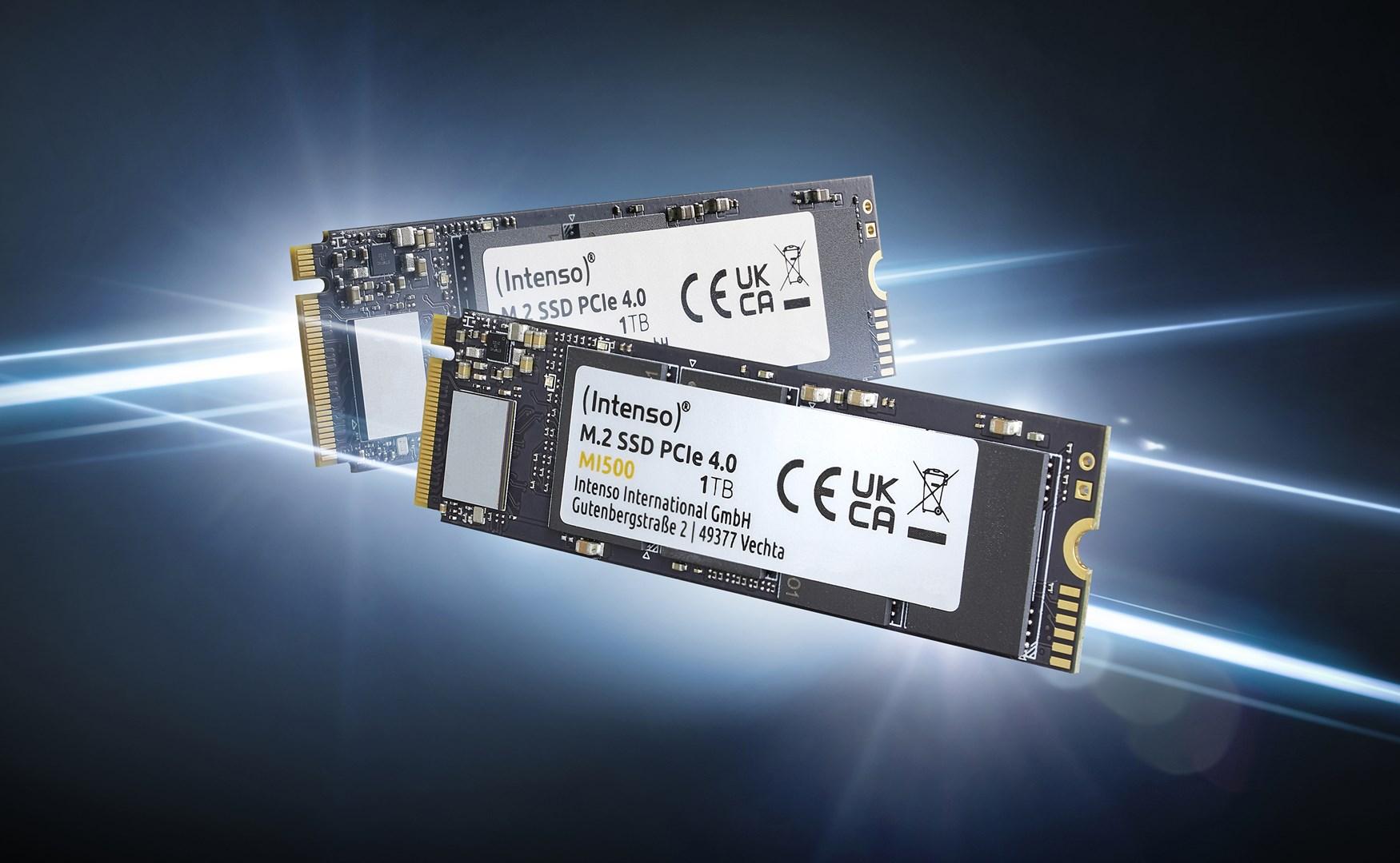 SSD M.2 NVMe PCIe 4.0 2 TB - Intenso MI500 billede