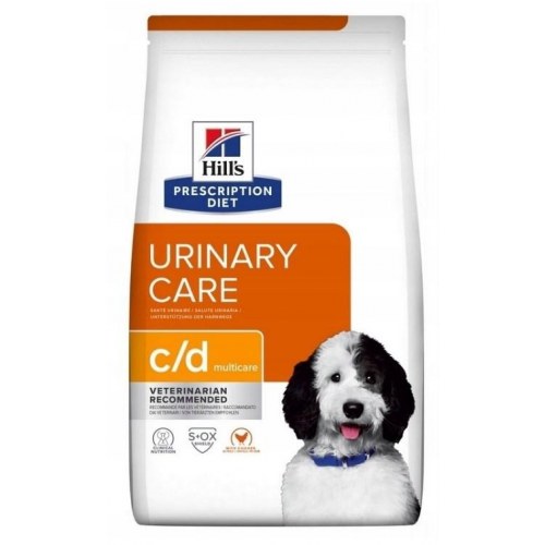 Hundefoder til urinveje Hill's Prescription Diet c/d Multicare, kylling – 4 kg