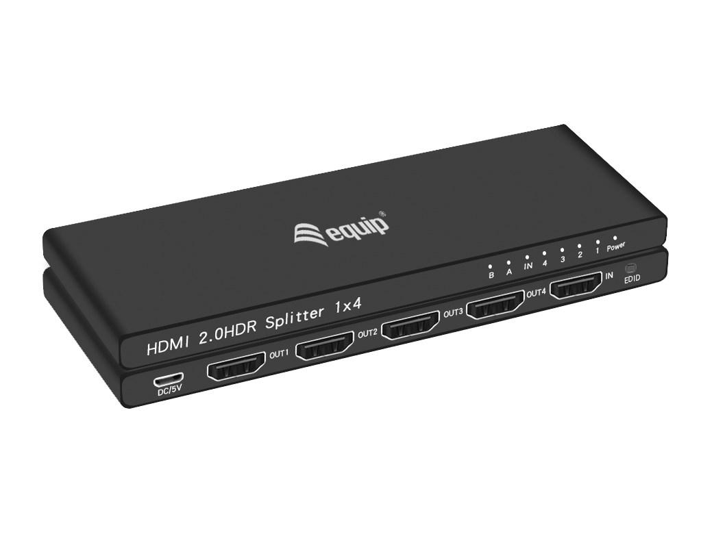 HDMI splitter 1x4 4K Ultra HD - Equip Ultra Slim