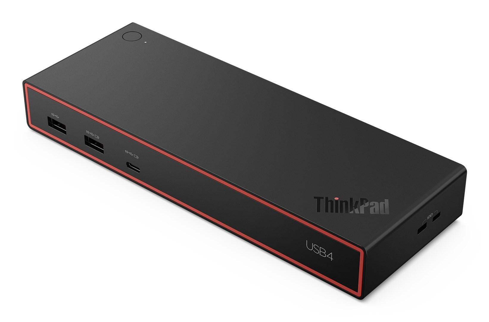 Dockingstation USB4 til bærbar - Lenovo ThinkPad 5000, Thunderbolt 4, sort billede