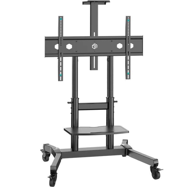 Laikiklis ONKRON TS1891-B Mobile tilting stand for TVs 50‘-90’, max. 100 kg, juodas